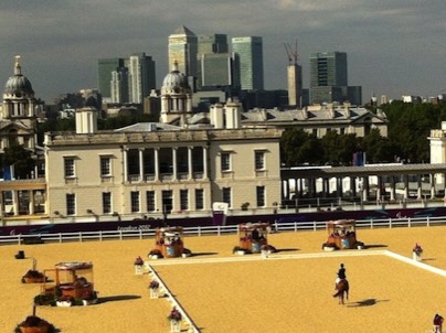 Greenwich dressage arena